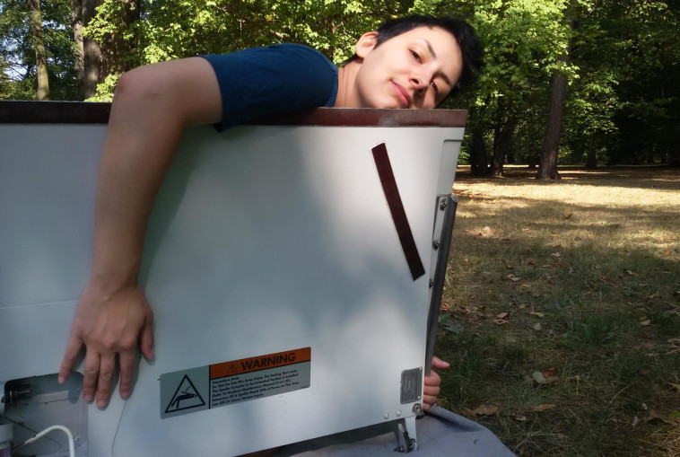 מישל קובקה ואהוב ליבה. צילום: פייסבוק