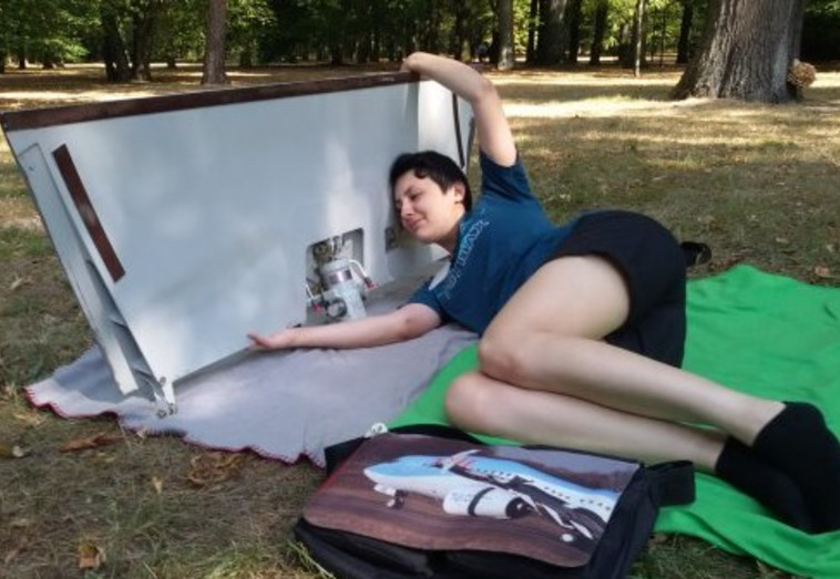 מישל קובקה ואהוב ליבה. צילום: פייסבוק