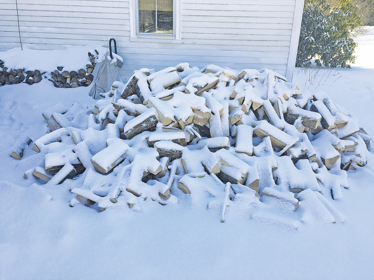 הסופה פסחה על מיין, אך עדיין קר כאן יותר מכפי שהיה בעבר. צלם : רון מיברג 