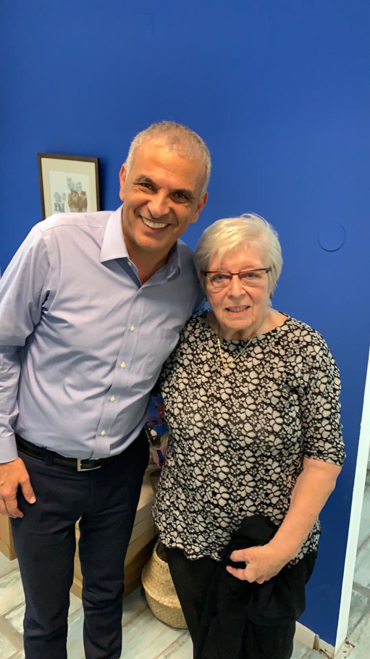 נעמי פולקמן עם משה כחלון 