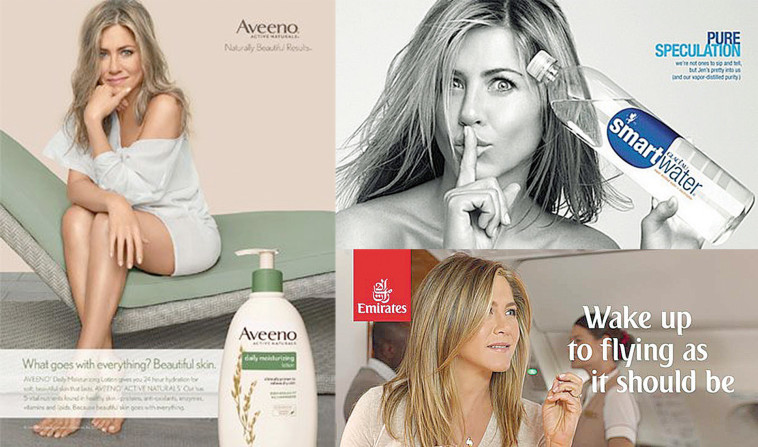 ג'ניפר אניסטון מפרסמת. יח&quot;צ 