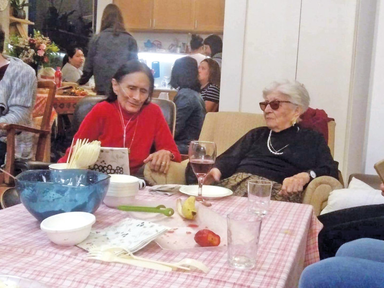 Yael Dayan, Ruth Dayan (Photo: Yossi Aloni)