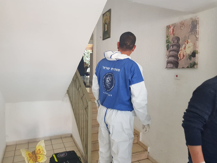 הכוחות בזירה. צילום: דוברות המשטרה