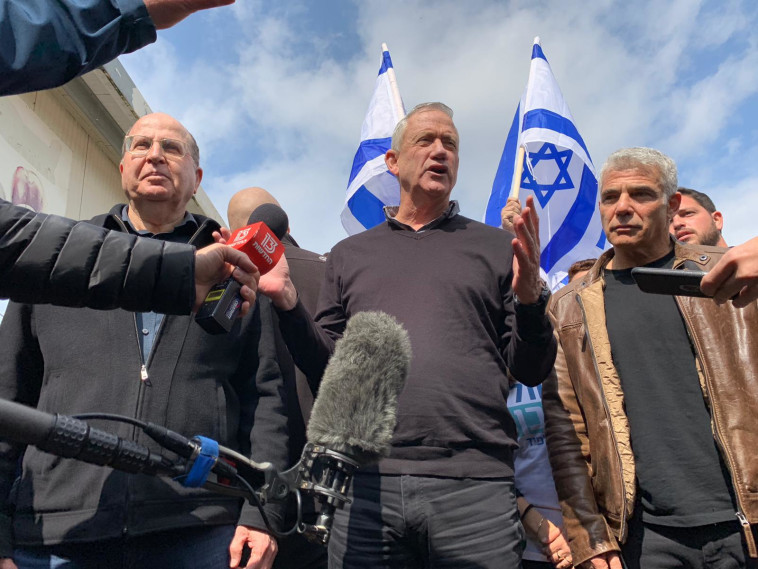 ראשי &quot;כחול לבן&quot;. צילום: תקשורת תלם