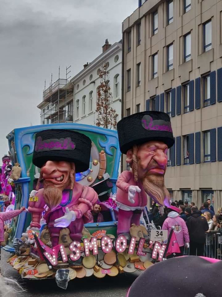 מיצג אנטישמי בבלגיה