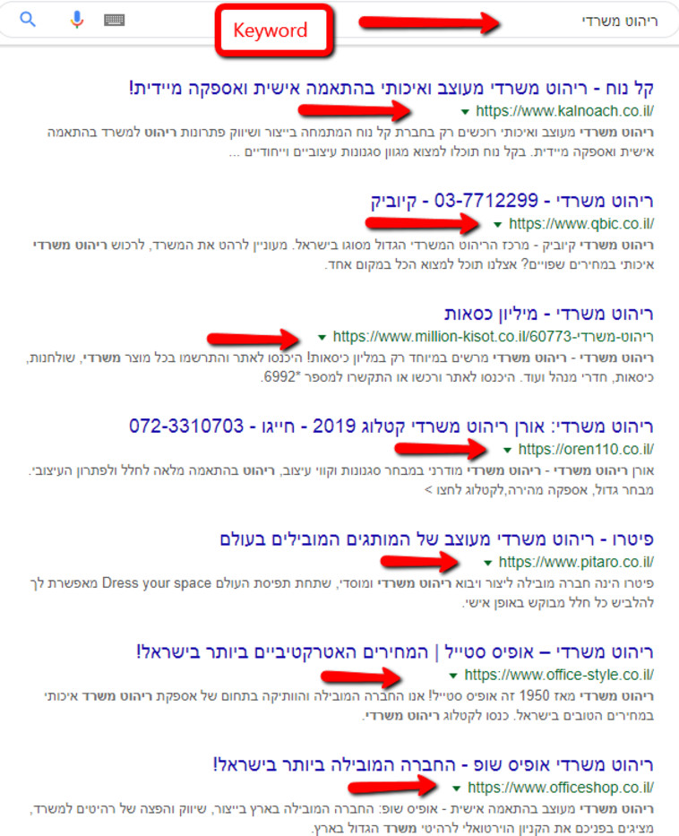 קידום אורגני בגוגל