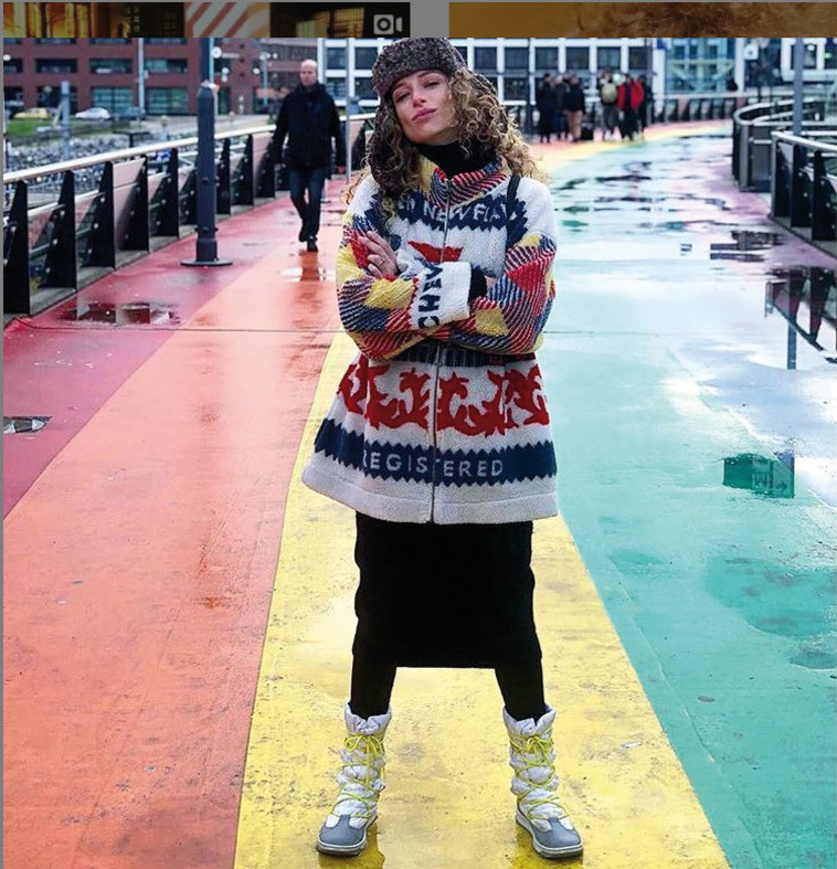 יוליה פולטקין, אמסטרדם, צילום: מהאינסטגרם