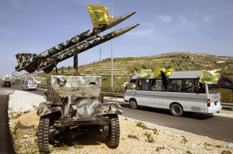 טילים של חיזבאללה. צילום :AFP