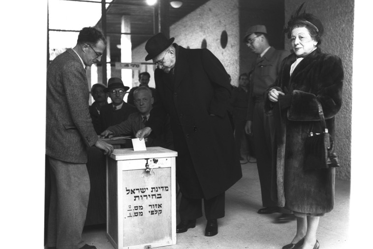 בחירות 1949. צילום: הוגו מנדלסון, לע&quot;מ