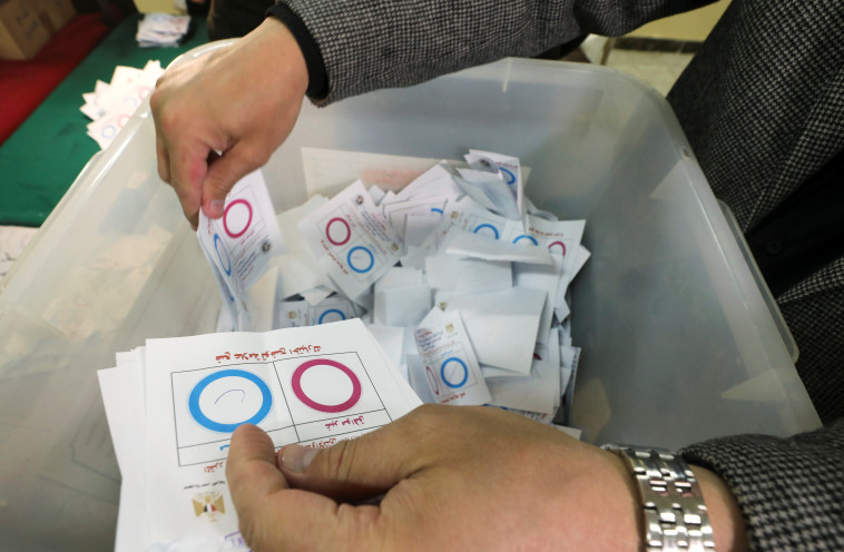 משאל העם במצרים. צילום: רויטרס