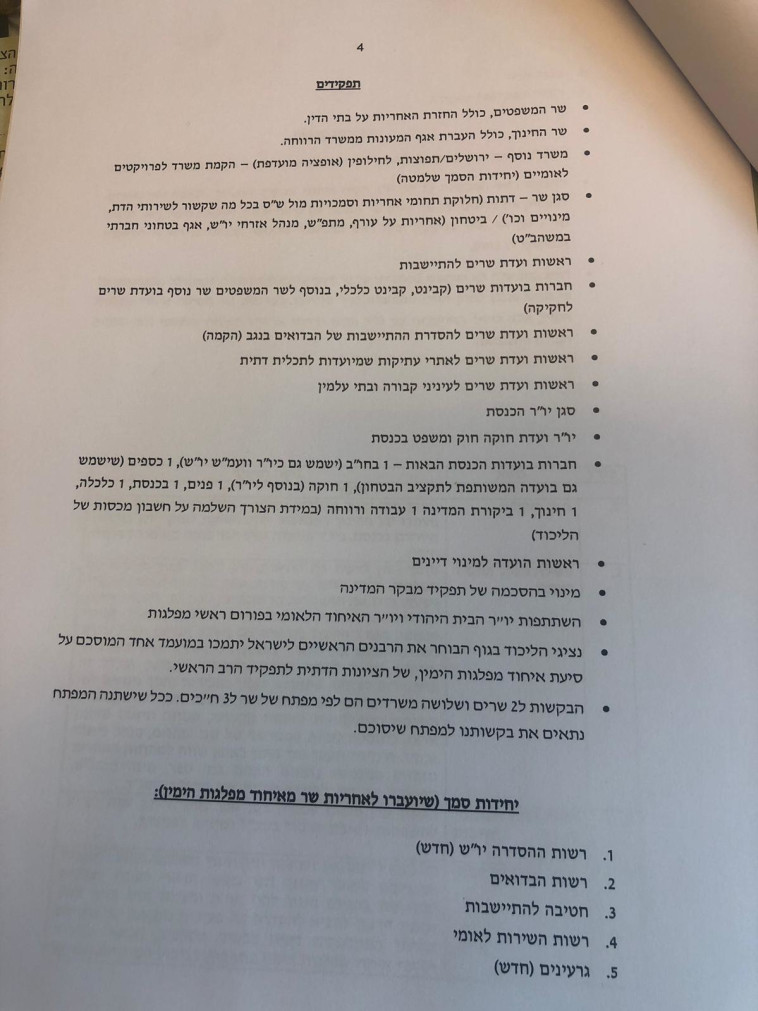 מסמך הדרישות