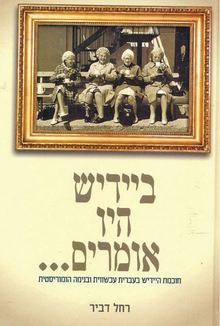 ביידיש היו אומרים, רחל דביר. כריכת הספר