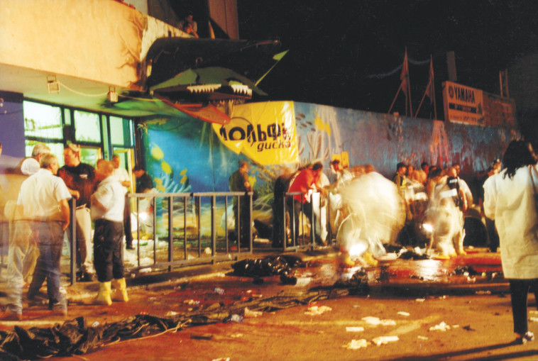 הפיגוע בדולפינריום. צילום: נעם וינד