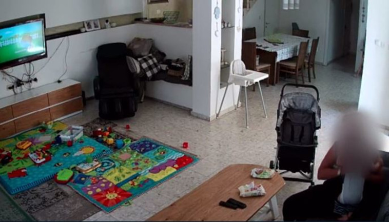 תיעוד של ציפורה דוד מתעללת בתינוק בו טיפלה