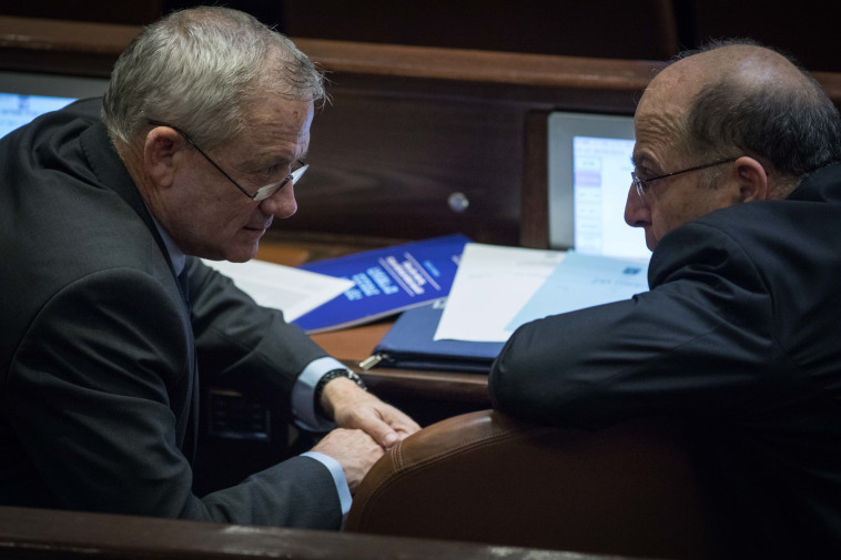 יעלון וגנץ בימים מפויסים יותר