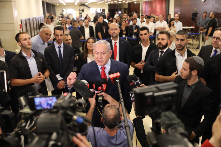 בנימין נתניהו בכנסת. צילום: מרק ישראל סלם 