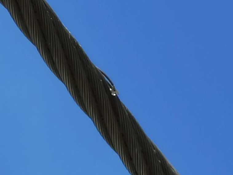 הפגיעה ברכבל בחרמון. קרדיט: אתר החרמון