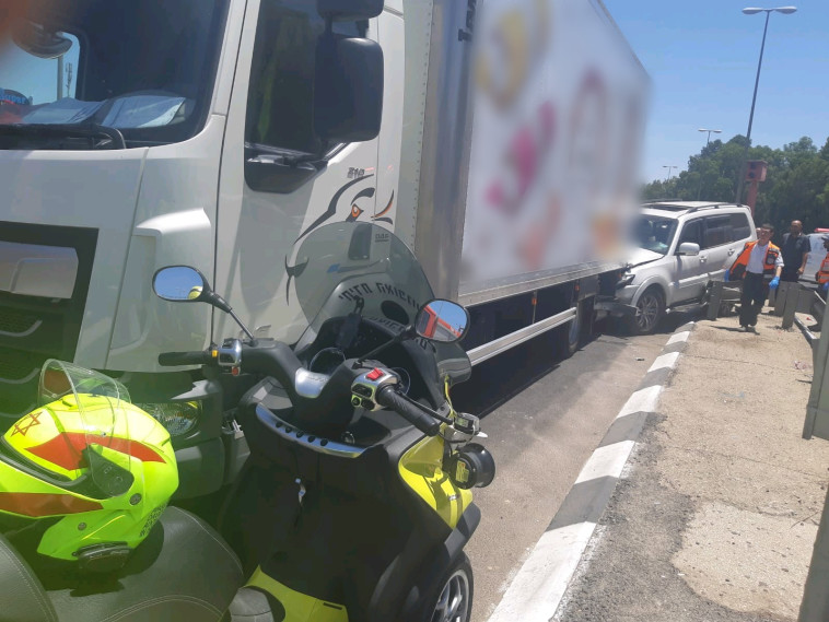 זירת התאונה. קרדיט: תיעוד מבצעי מד&quot;א 