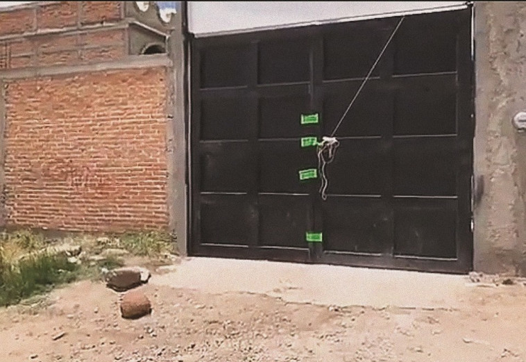 זירת הרצח. צילום מסך