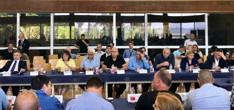 דיון של ועדת החוץ וביטחון עם ראשי מועצות בעוטף עזה. צילום: דוברות הכנסת