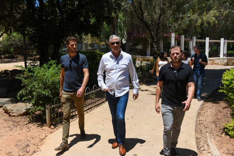 גנץ בגן מאיר. צילום: קובי ריכטר, TPS