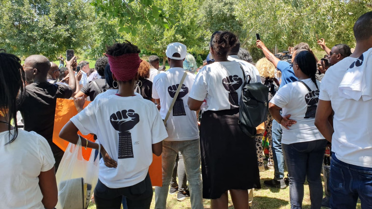 הפגנת יוצאי אתיופיה סמוך לכנסת. קרדיט: גיא אתגר/יהב כהן  