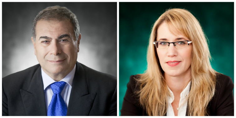 עורכי הדין דוד וחיה מנע. צילום: ראובן קפוצ'ינסקי