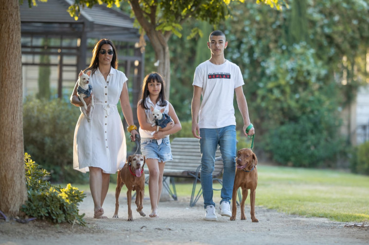 מיכל ויכמן וילדיה. צילום: באדיבות המשפחה