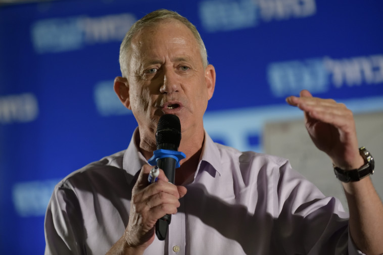 בני גנץ. צילום: גילי יערי. פלאש 90