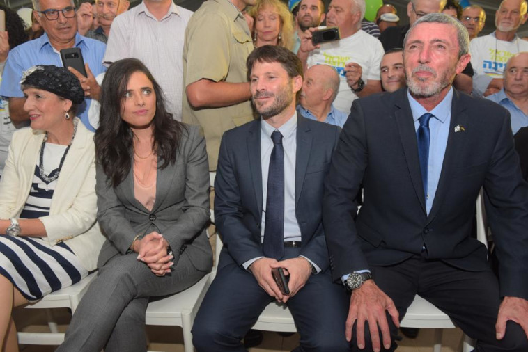 צמרת מפלגת &quot;ימינה&quot;. צילום: אבשלום ששוני