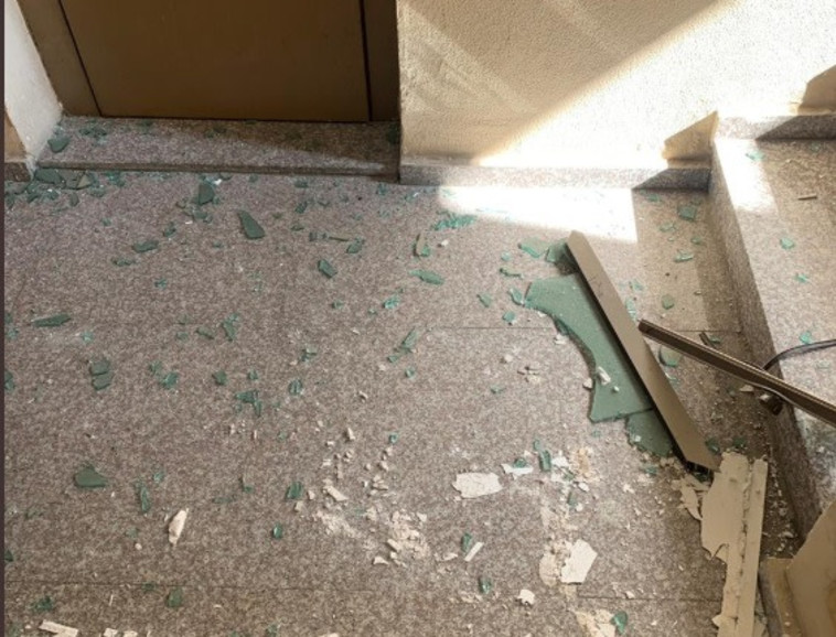 נזקי התקיפה. צילום: רשתות ערביות