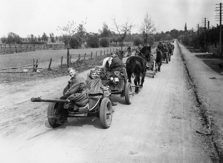 הצבא האדום בדרך לברלין.  gettyimages 