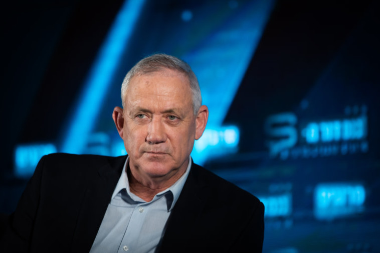 בני גנץ. צילום: יונתן זינדל, פלאש 90