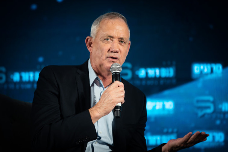 בני גנץ, צילום: יונתן זינדל, פלאש 90