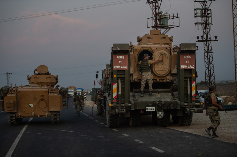 פלישה טורקית קרקעית לצפון סוריה. צילום: רויטרס