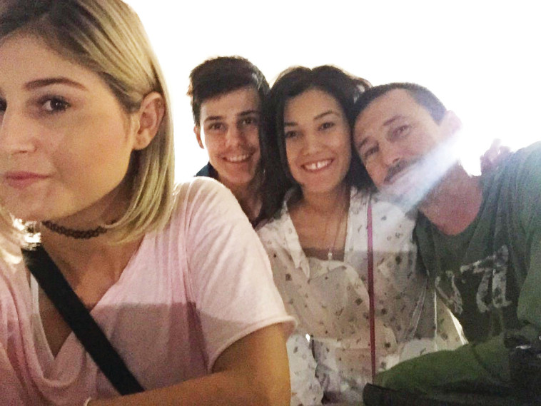 סרגיי איליושונוק ז&quot;ל ובני משפחתו. צילום: פרטי