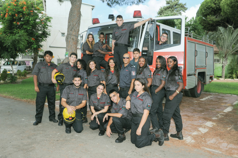 בית ספר ויצו נחלת יהודה, מגמת כבאות. צילום: כפיר סיון