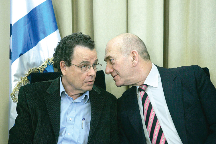 אהוד אולמרט, דניאל פרידמן. צילום: פלאש 90