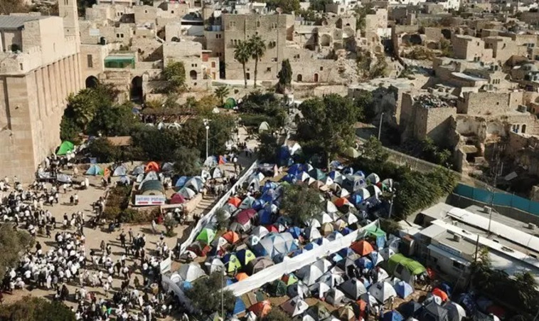 מערת המכפלה. צילום: דוברות מג"ב