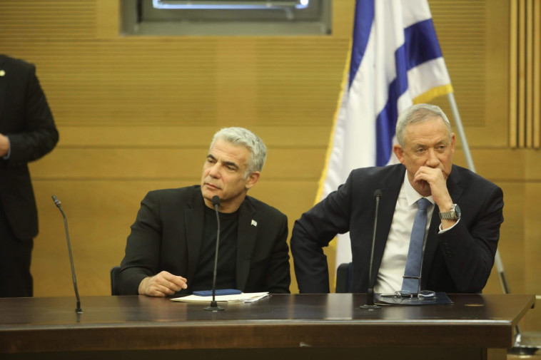 בני גנץ ויאיר לפיד