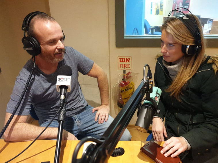 אור בר אילן וטל לב רם באולפן, צילום: אפרת קורמן, 103FM
