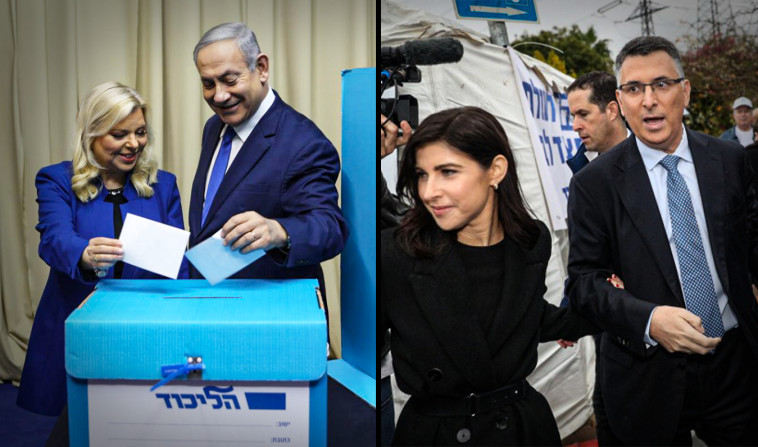 גדעון סער, בנימין נתניהו. צילום: יונתן זינדל, פלאש 90, דוברות הליכוד