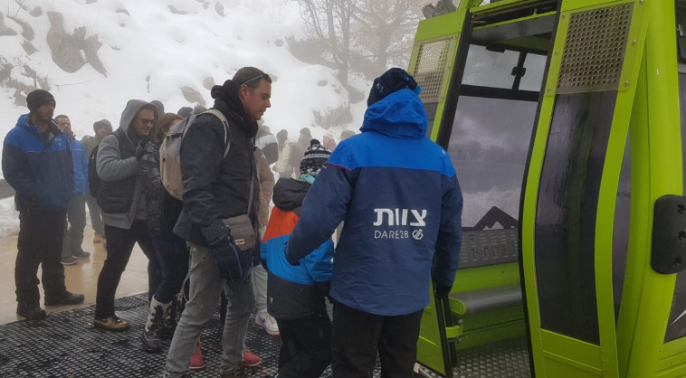 רכבל החדש באתר החרמון. צילום: אתר החרמון