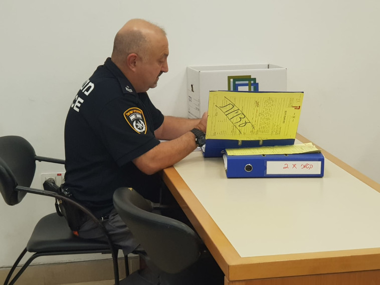 הטוען המשטרתי, רנ&quot;ג ארז קפלן. צילום: אלון חכמון