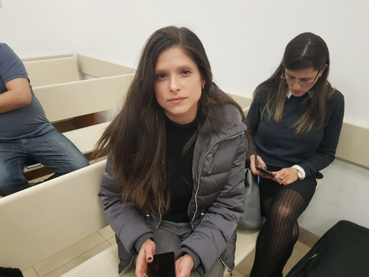 אהרוני בבית המשפט. צילום: אלון חכמון