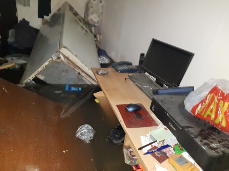 הבית שהוצף בתל אביב