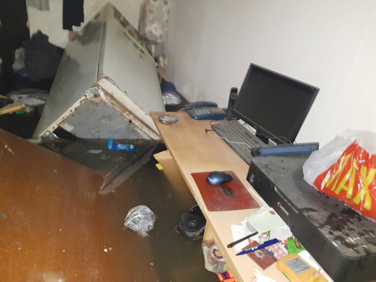 בית שהוצף בתל אביב, צילום: ברוך גרשטנפלד