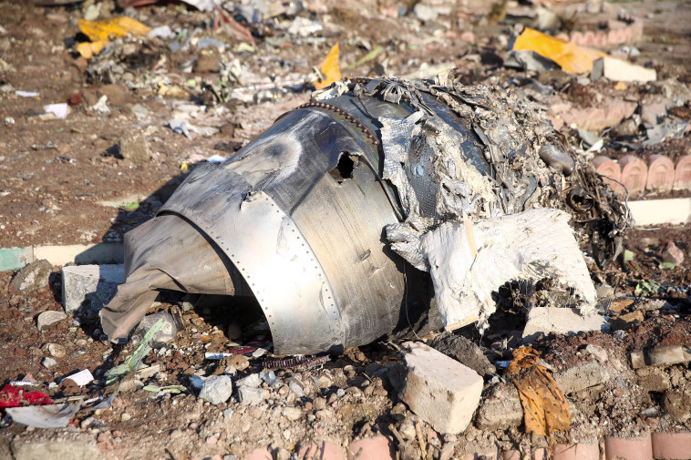 התרסקות המטוס האוקראיני. צילום: רויטרס
