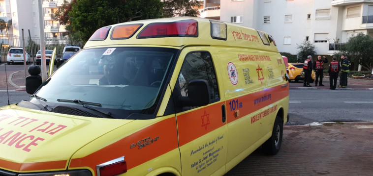 זירת האירוע בנתניה. צילום: דוברות מד&quot;א