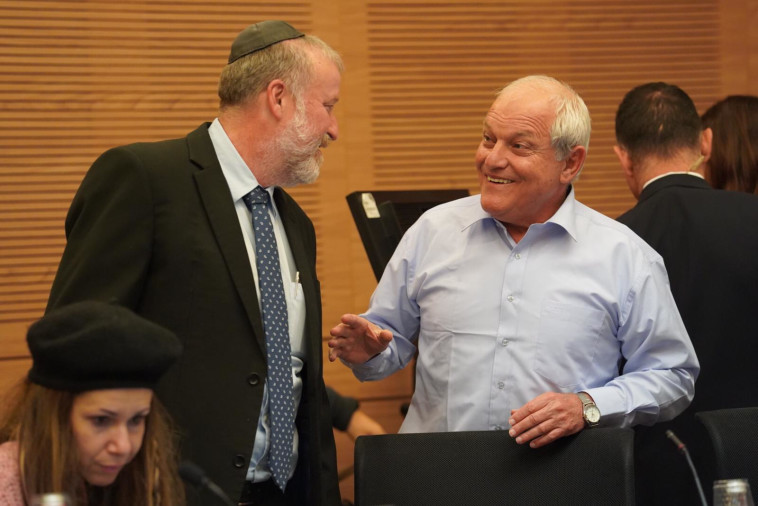 חיים כץ, אביחי מנדלבליט. צילום: עדינה ולמן, דוברות הכנסת